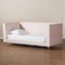 Baxton Studio Oksana Modern Contemporary Glam and Luxe Light Pink Velvet Fabric and Gold Finished Twin Size Daybed 174-10984-Zoro - alternate 2